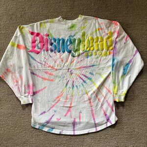 Disneyland Resort Neon Tie Dye Spirit Jersey Size S PRE-OWNED